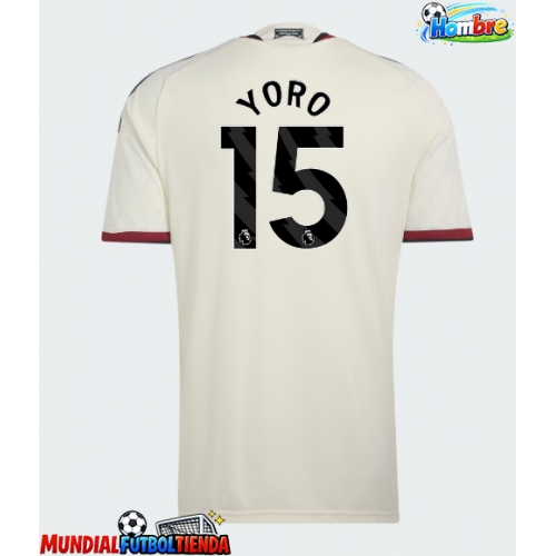 Camiseta Manchester United Leny Yoro #15 Tercera Equipación Replica 2026-27 mangas cortas